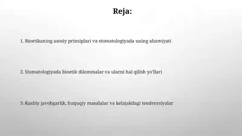 Stomatologiyada bioetika 2