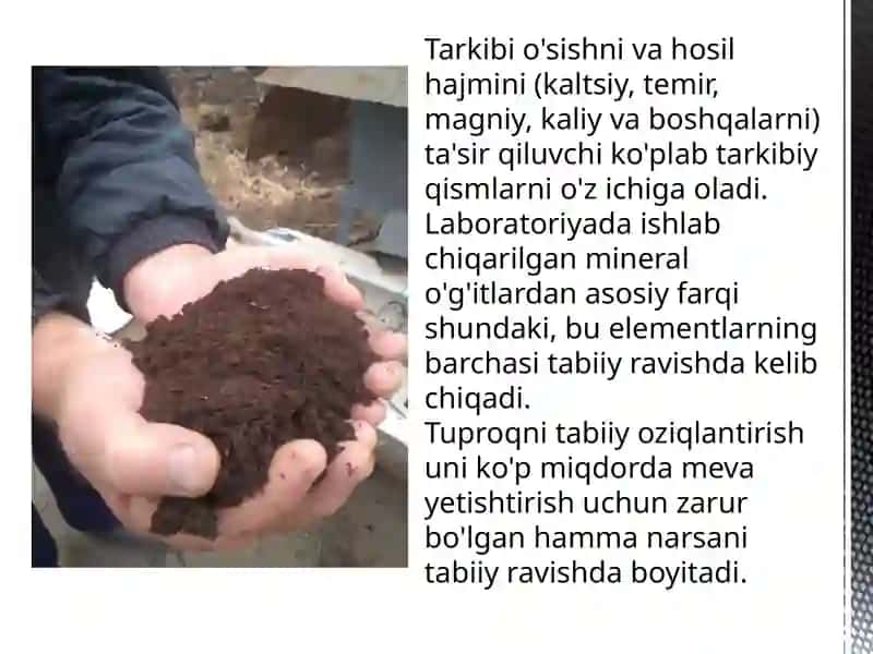 SAPROPEL VA BOSHQA MAHALLIY O’G’ITLAR 2