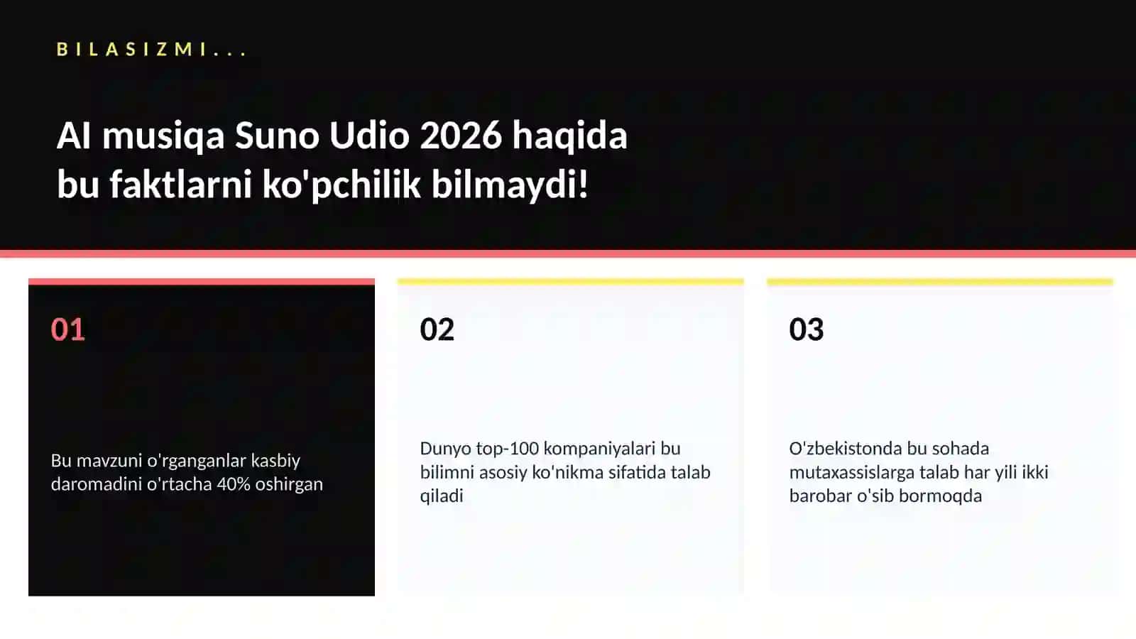 AI musiqa Suno Udio 2026 2