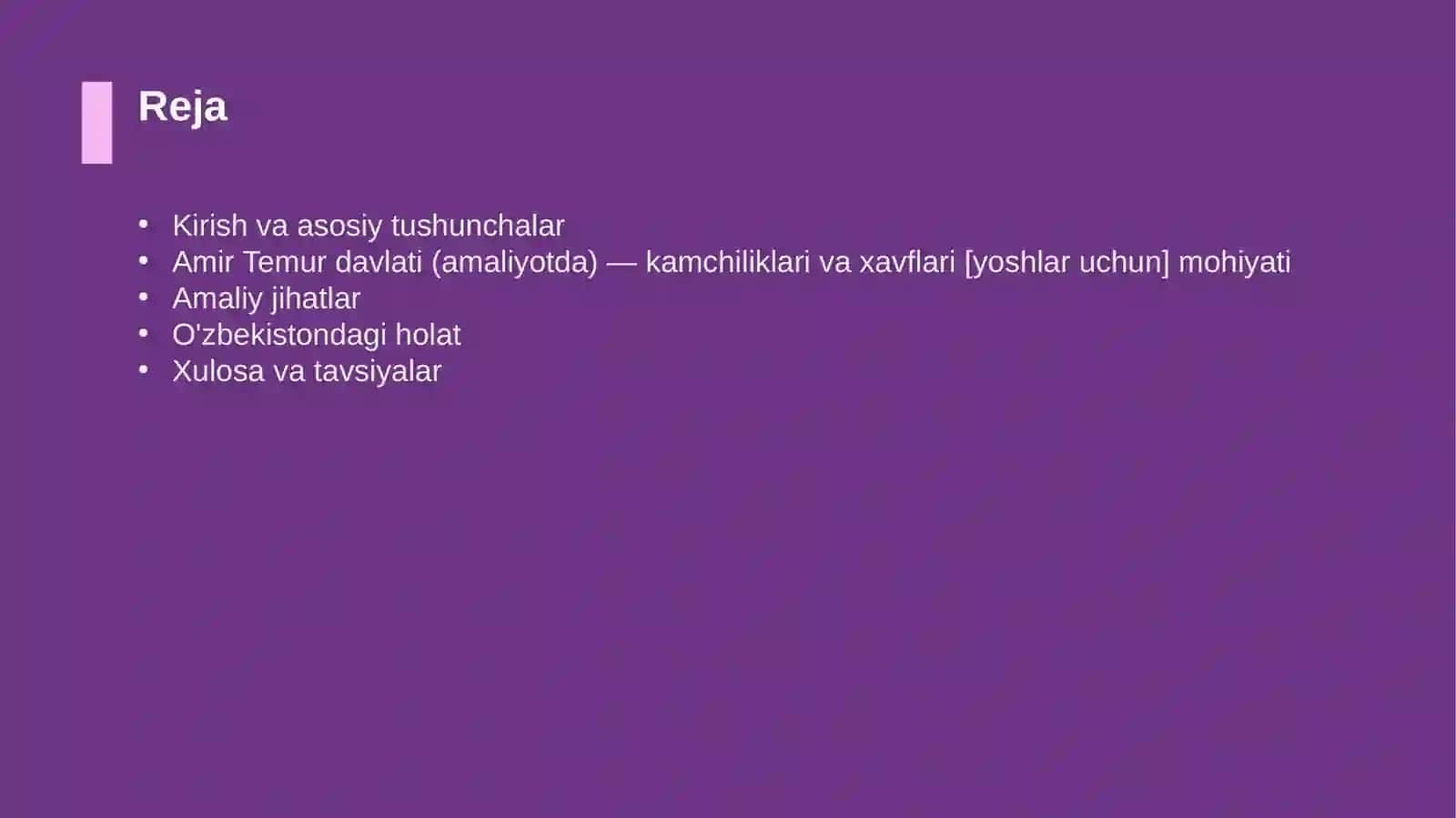 Amir Temur davlati (amaliyotda) — kamchiliklari va xavflari [yoshlar uchun] 2