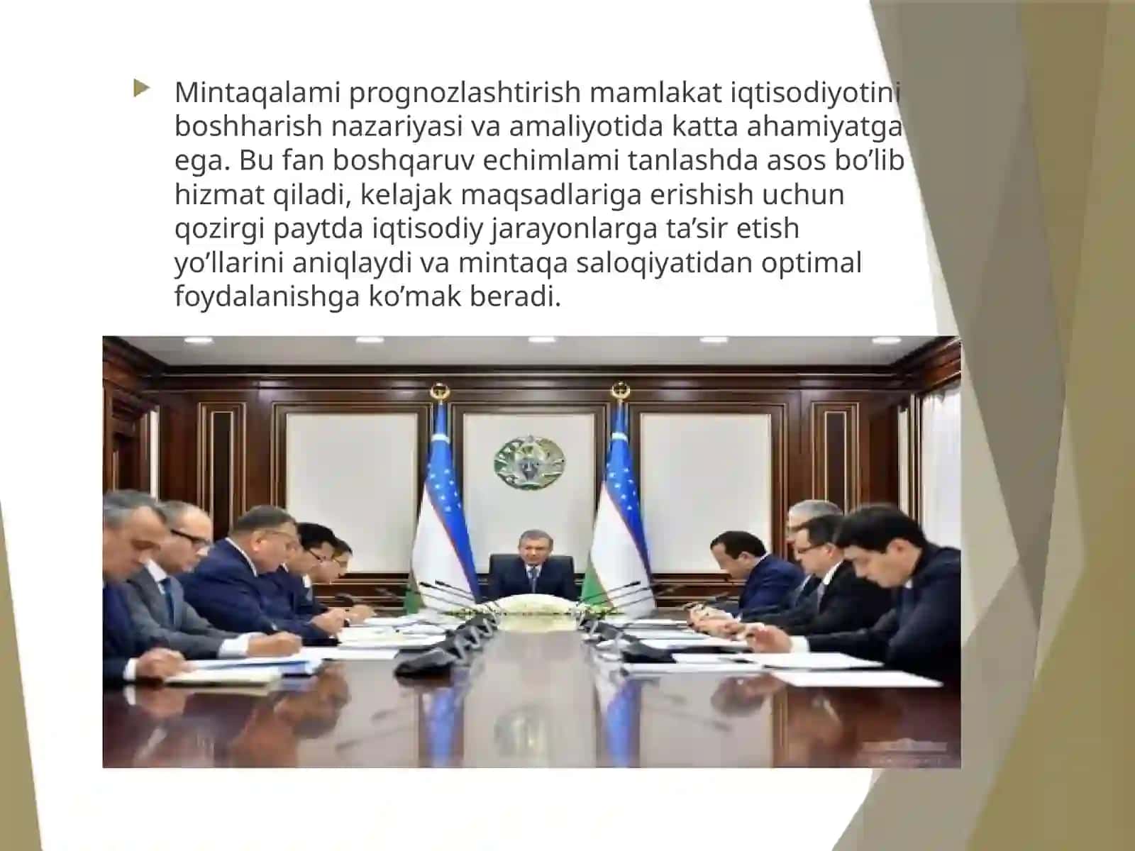 Mintaqada demografik o’sish va aholi bandligini prognozlashtirish asoslari 2