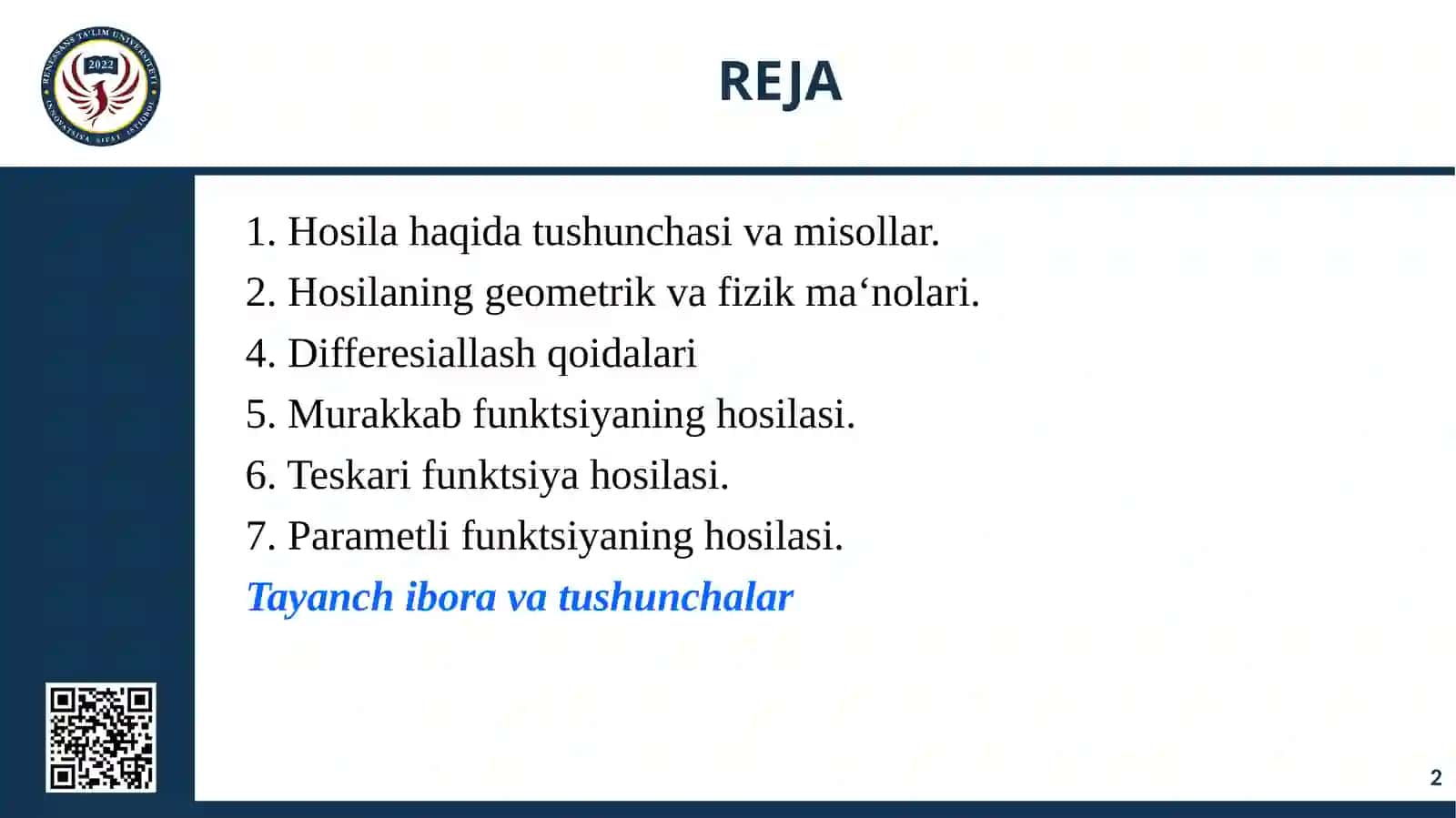 Amaliy matematika 2