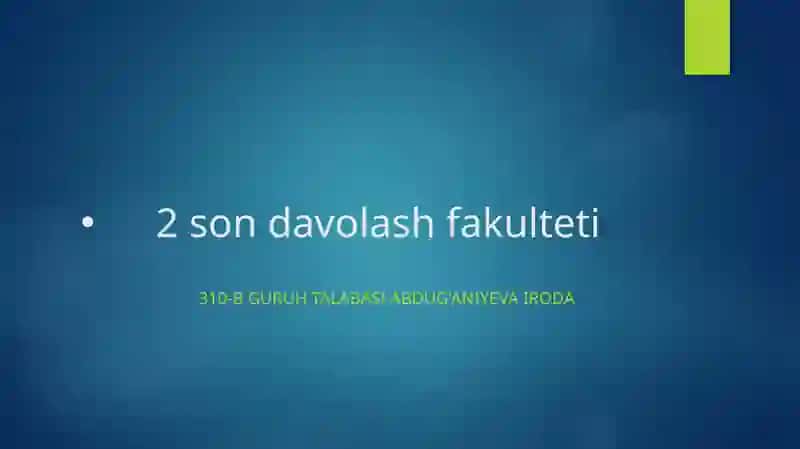 EPILEPSIYAGA QARSHI DORI VOSITALARI 2