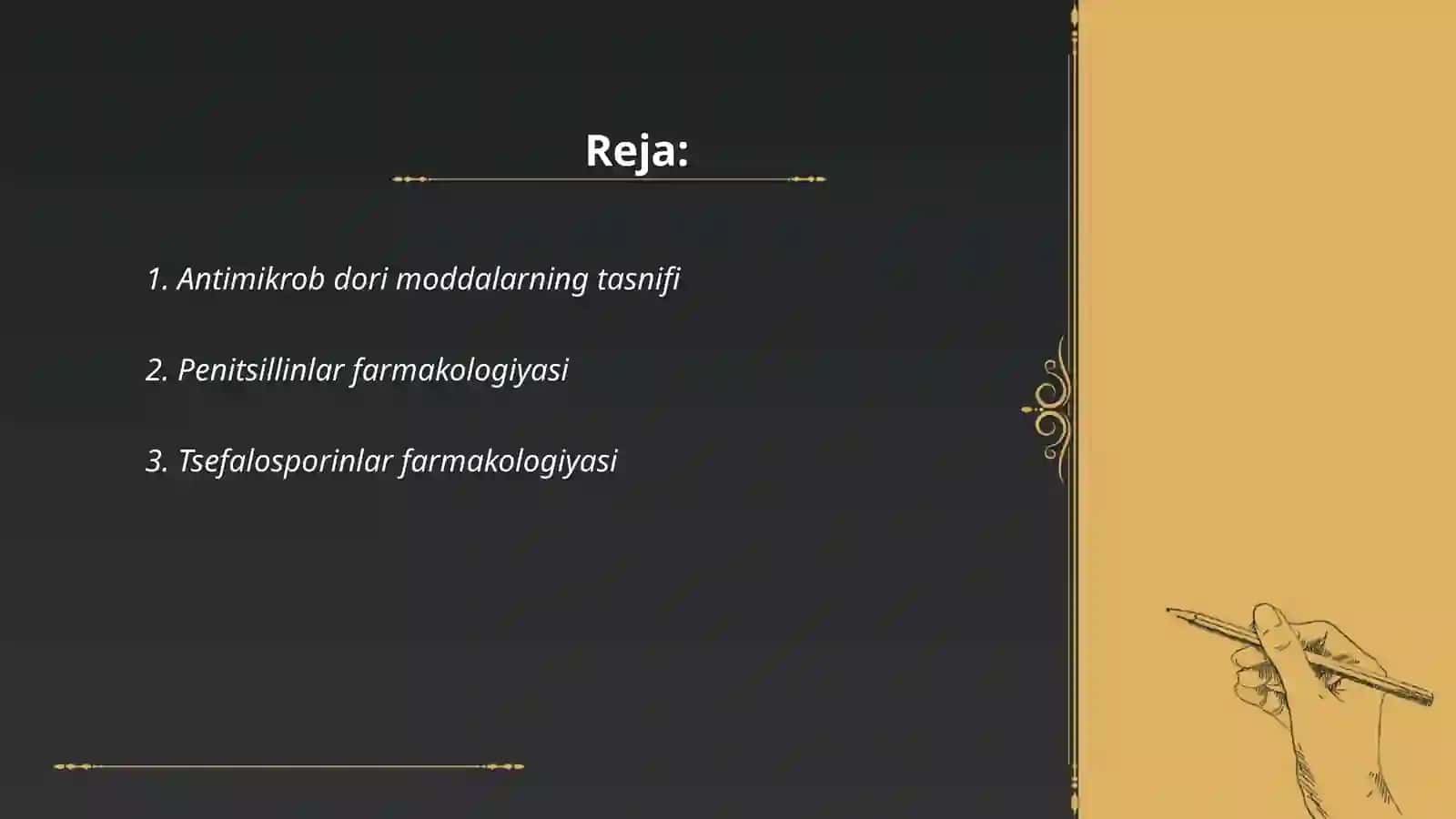 Hozirgi kunda qoʻllanilayotgan antimikrob dori moddalari farmakologiyasi 2
