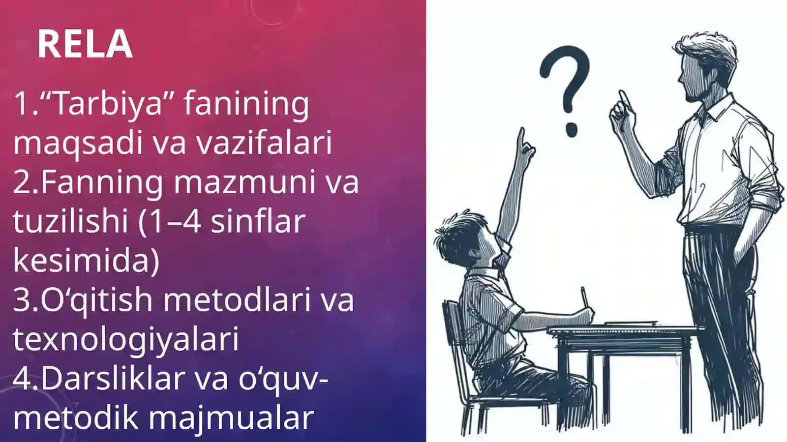 "Tarbiya" fanimazmuni 2