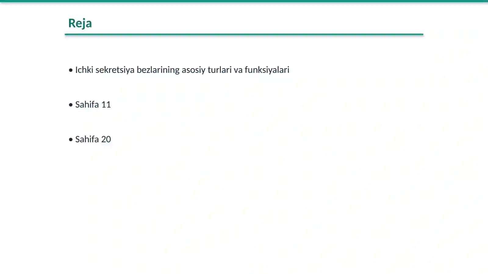 Ichki sekretsiya bezlari Odam anatomiyasi 2