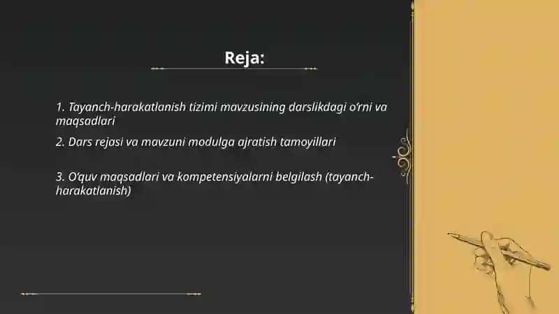 Tayanch Harwkatlanish Sistemasi 2