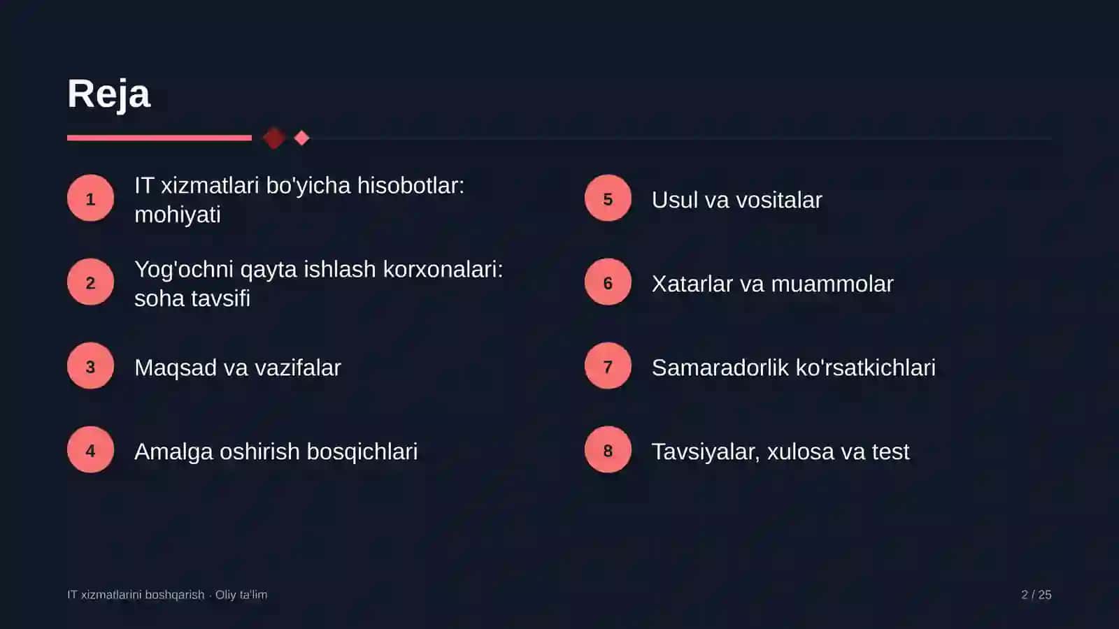yog'ochni qayta ishlash korxonalarida axborot texnologiyalari xizmatlari bo'yicha hisobotlarni tayyorlash 9359 2