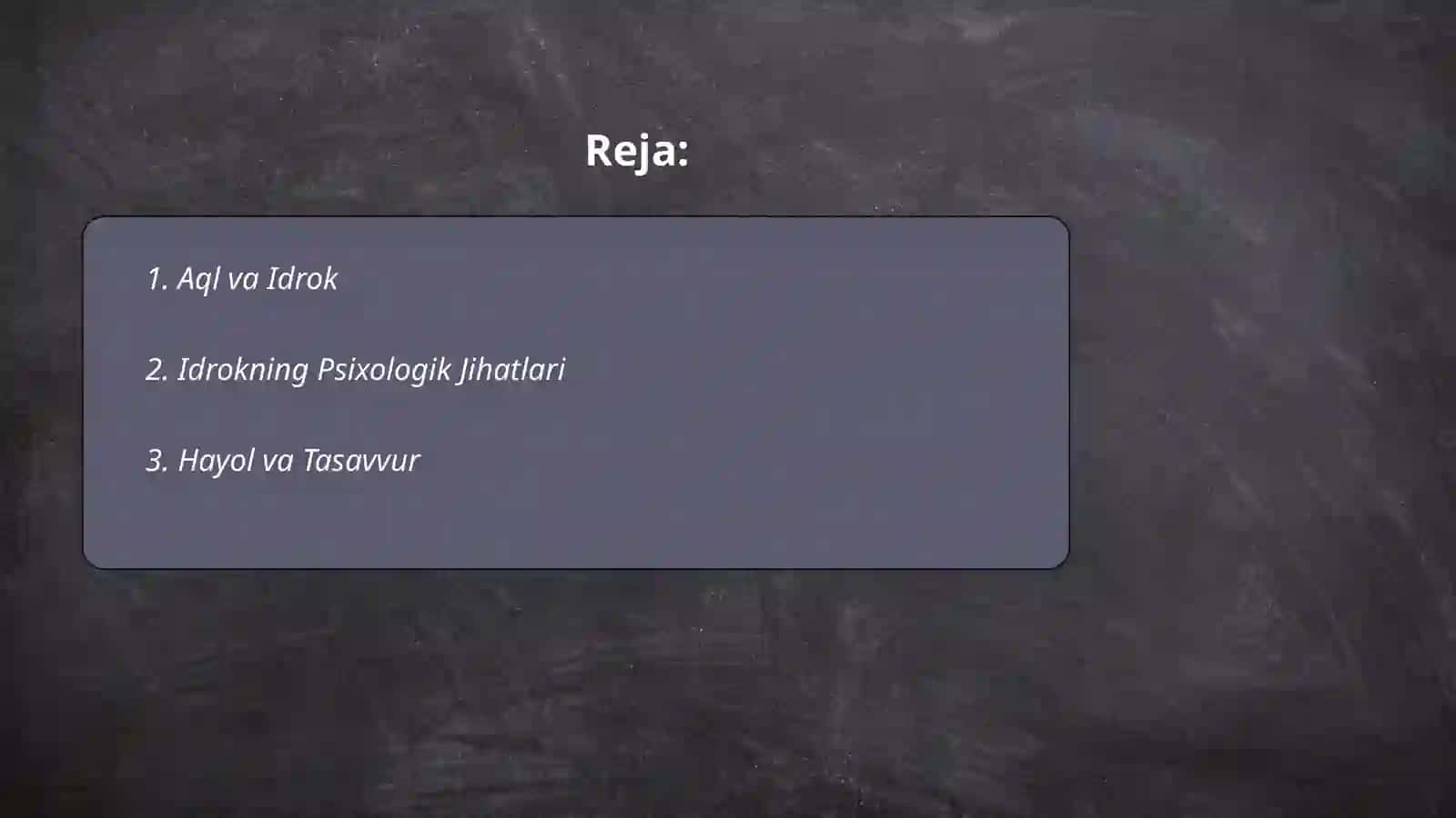 Idrok va hayol 2