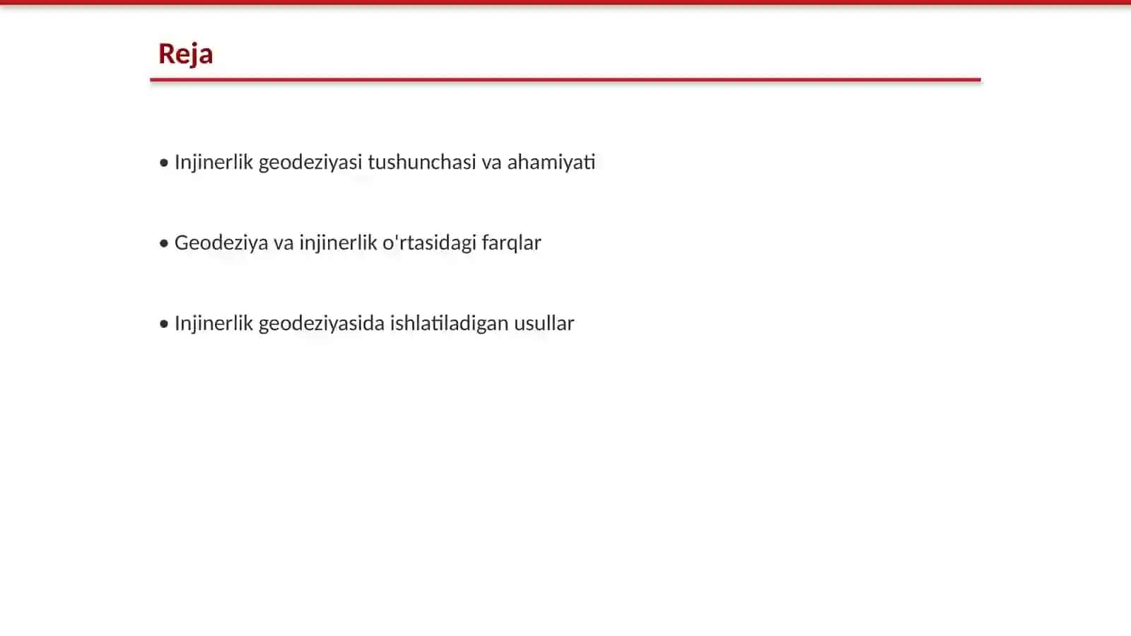 Injinerlik geodeziyasi 2