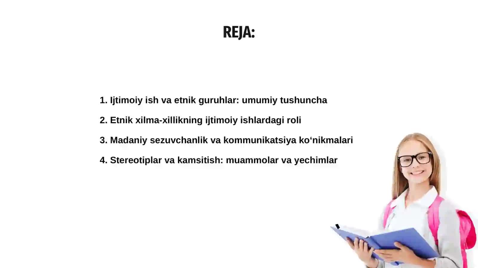Ijtimoiy ish va etnik guruhlar bilan ishlashda 2