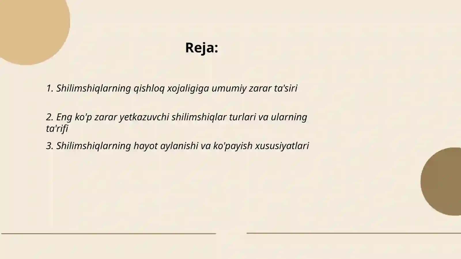 Qishloq xojaligiga zarar keltiradigan shilimshiqlar 2