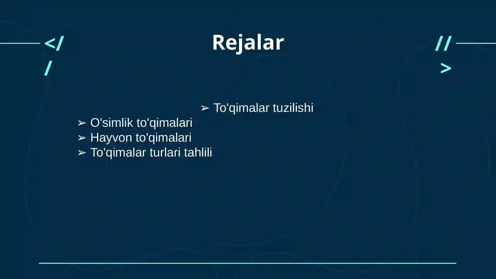 To'qimalar TUZILISHI VA TURLARI 2