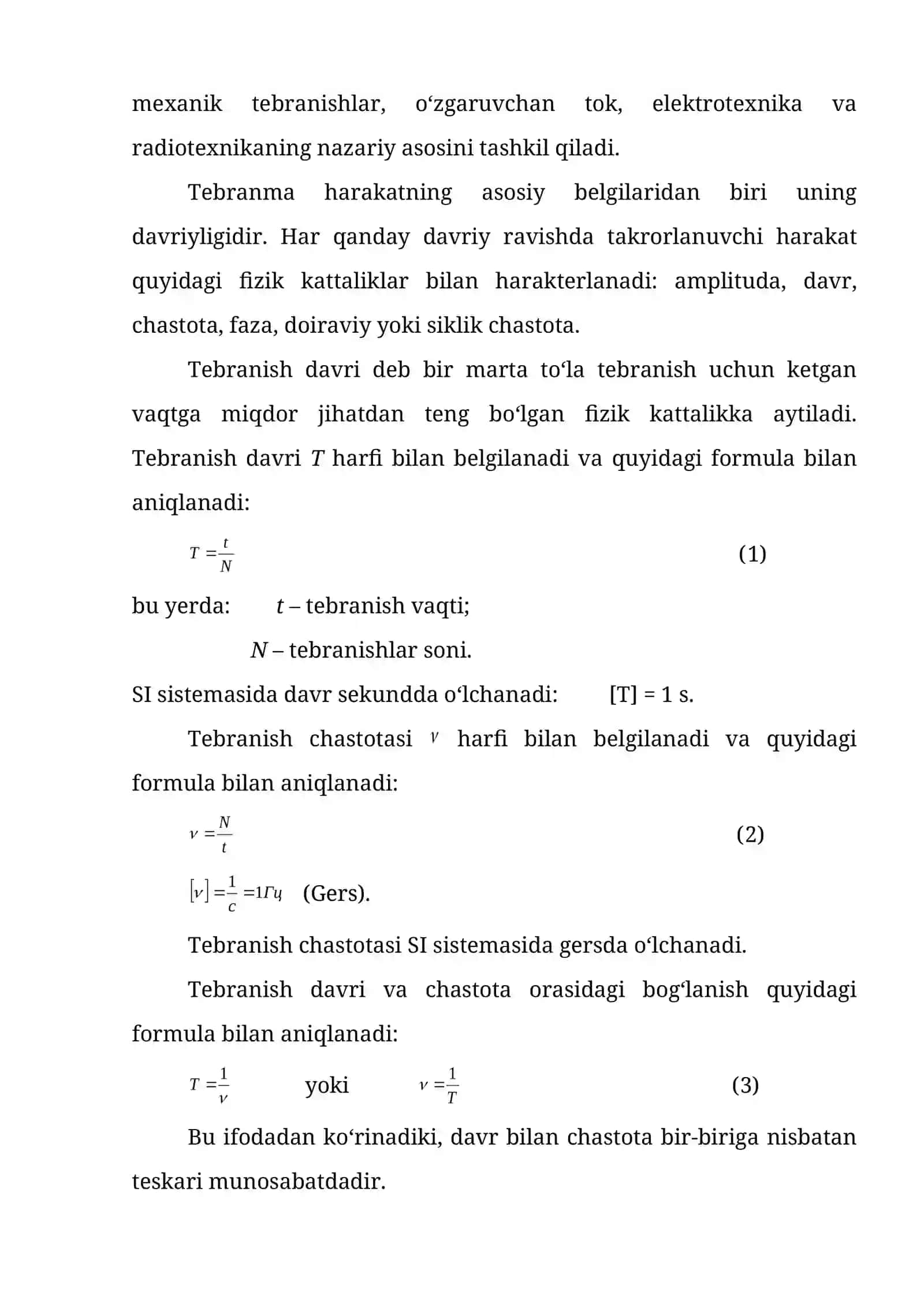 Mexanik tebranishlar va to‘lqinlar 2