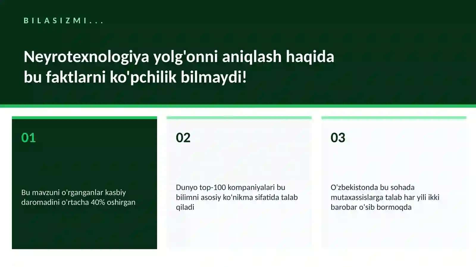 NEYROTEXNOLOGIYA VA MIYA 2