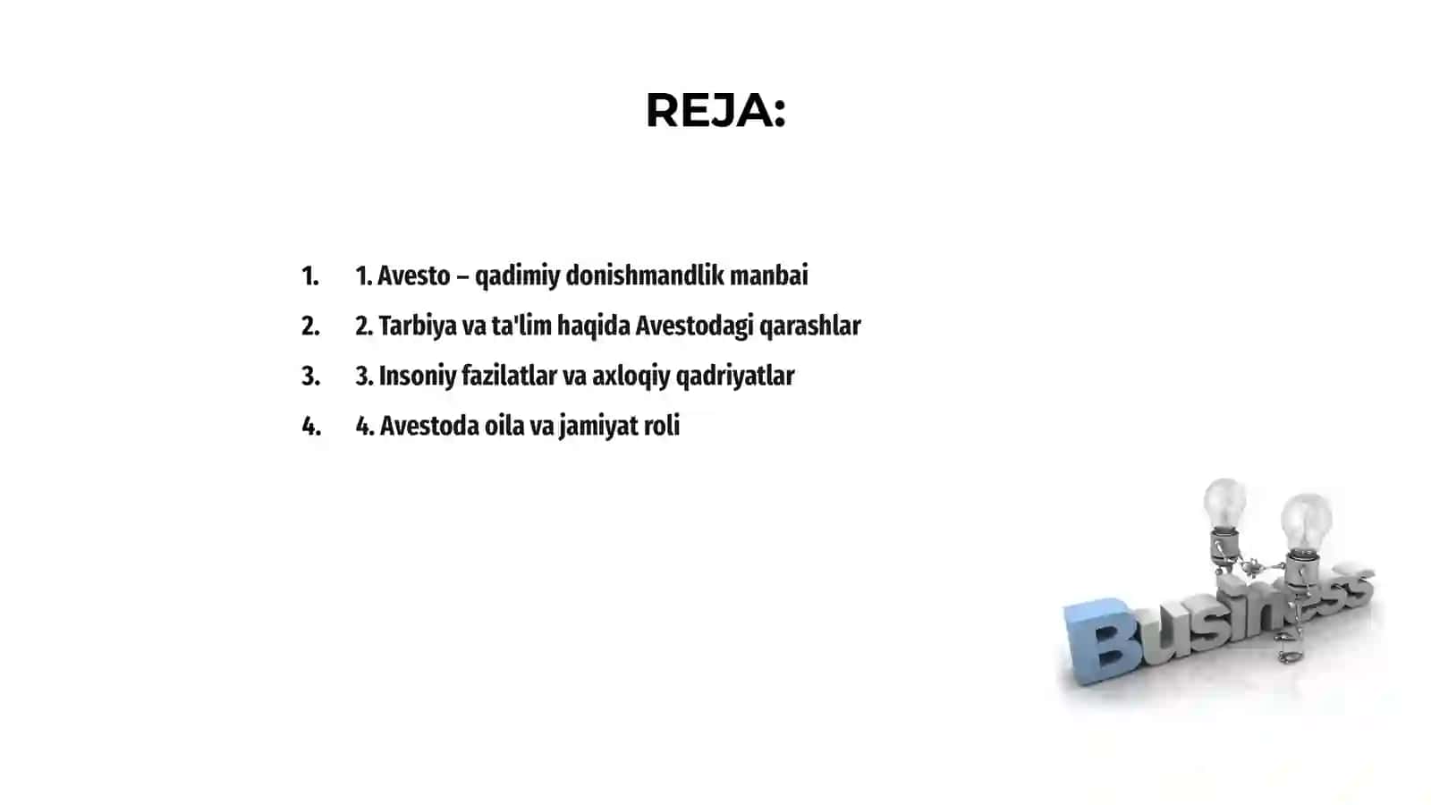 Avestoda talim tarbiya haqida fikrlar 2