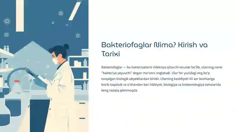 Bakteriofaglar: Morfologiyasi, Reproduksiyasi va Amaliyotda Qo'llanilishi 2