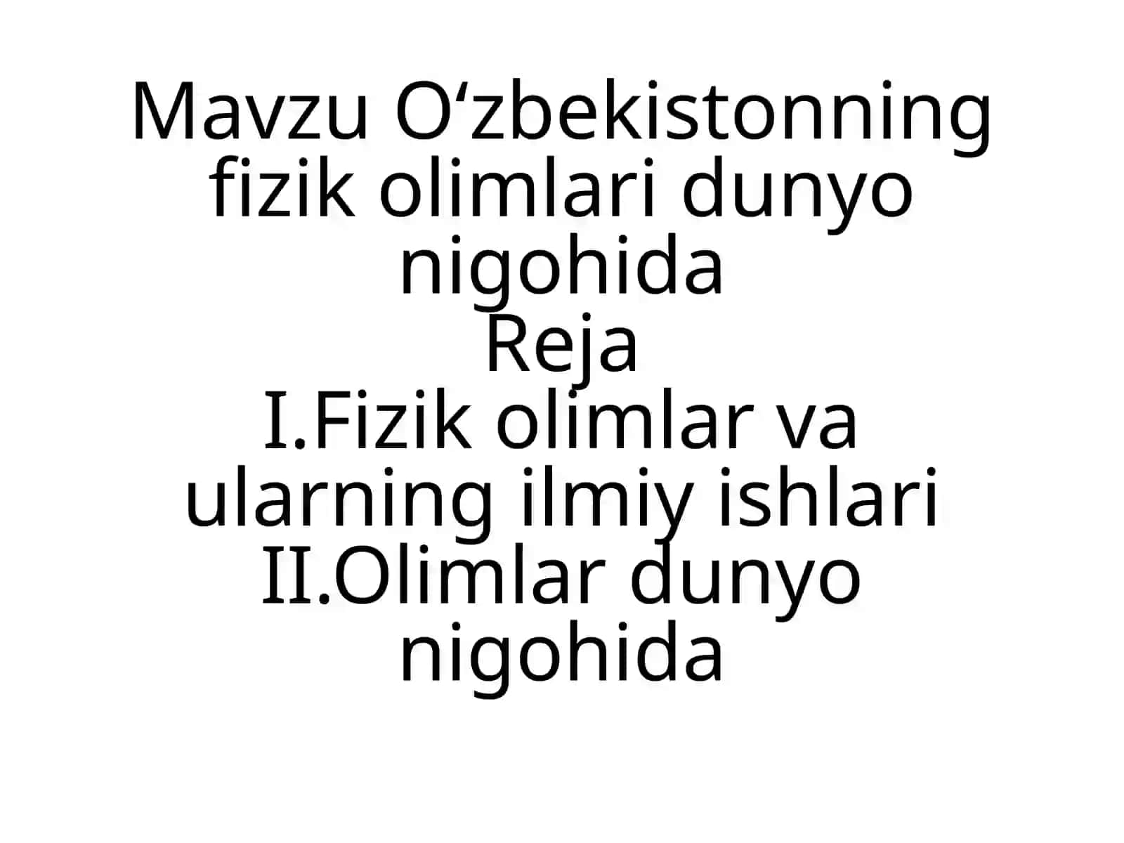 UrDU Kimyoviy texnologiyalar fakulteti 203-OOT guruhi talabasi Egamova Halimaning Oʻzbek tilining sohadagi oʻllanilishi fanidan mustaqilishi 2