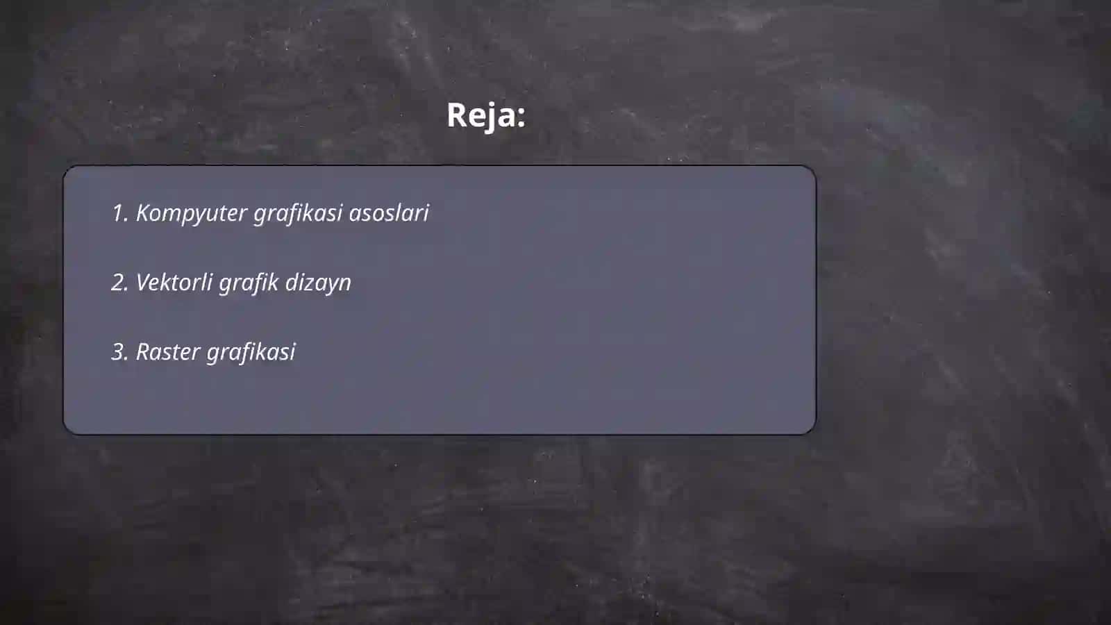 Kompyuter grafikasi va dizayn 2