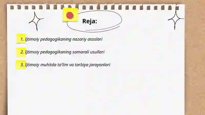 Ijtimoiy pedagogikaning mexanizmlari 2