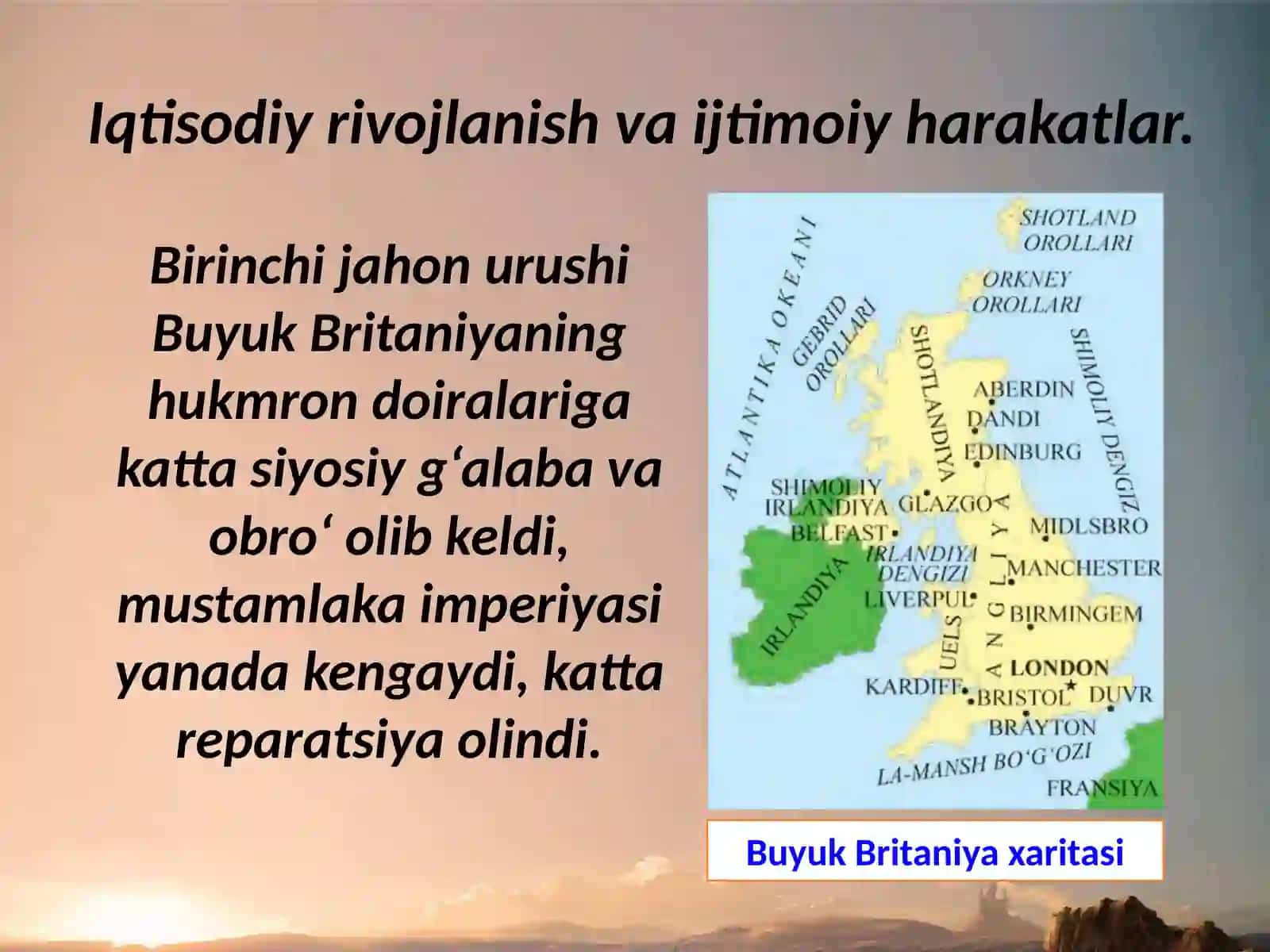 1918 – 1939-Yillarda Buyuk Britaniya 2