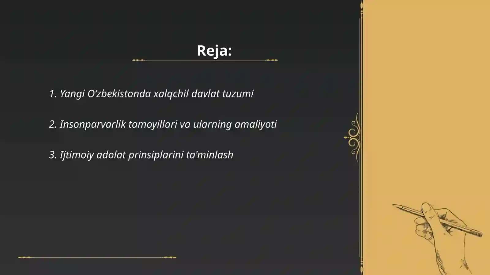 Yangi O‘zbekistonda xalqchil davlat tuzumi 2