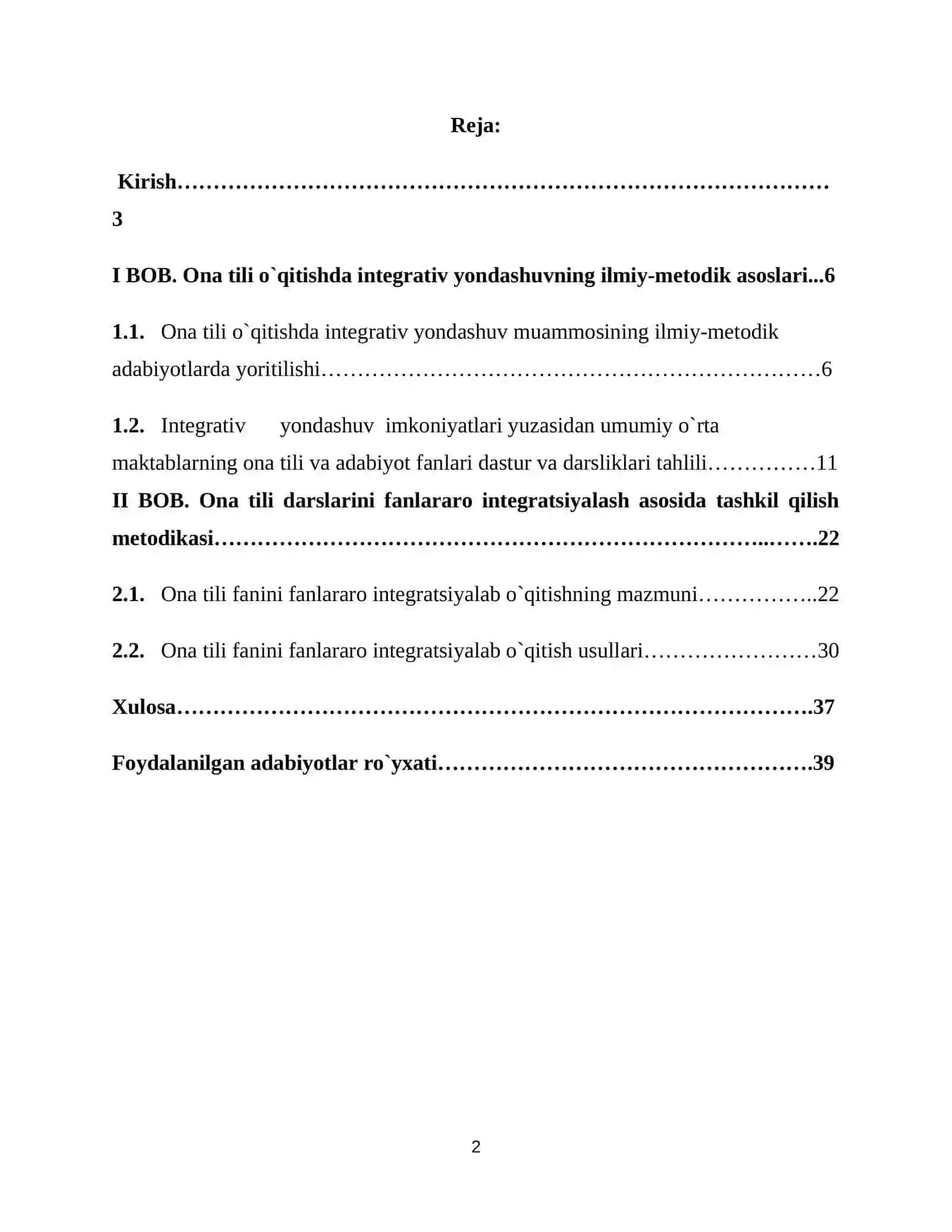 Ona tili o`qitishda integrativ yondashuvning ilmiy-metodik asoslari 2