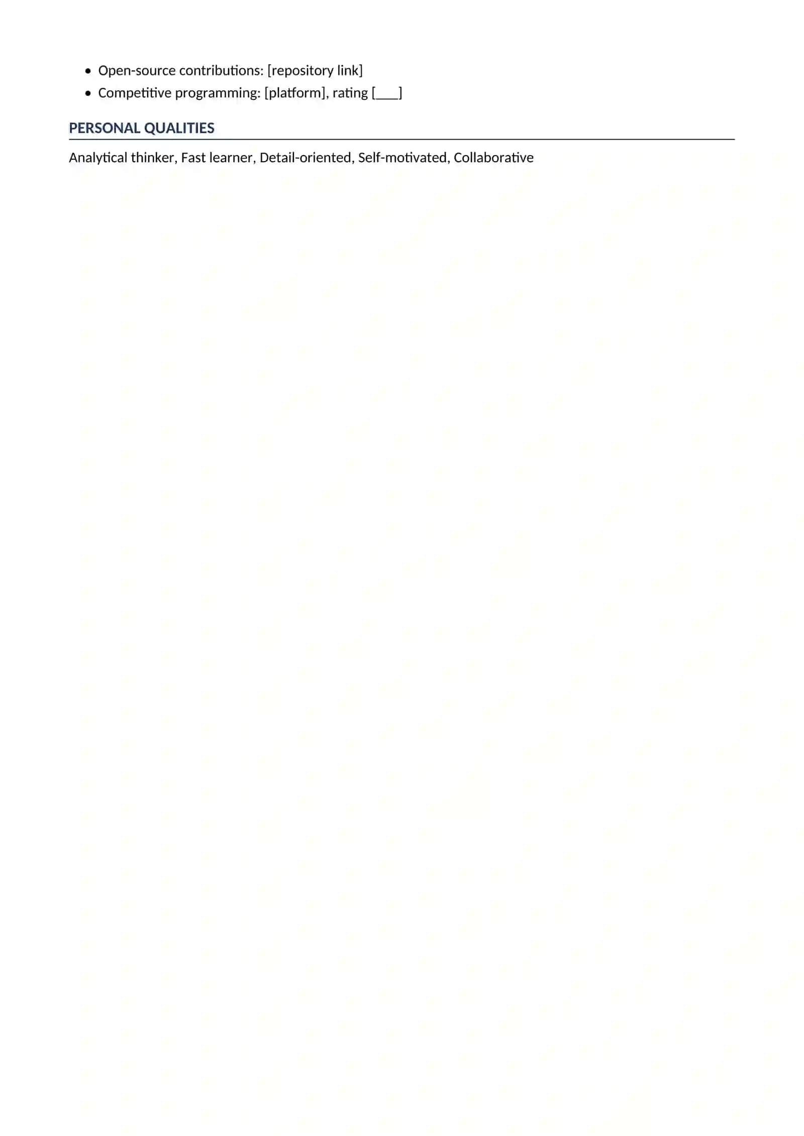 CV 02 English Software developer 2
