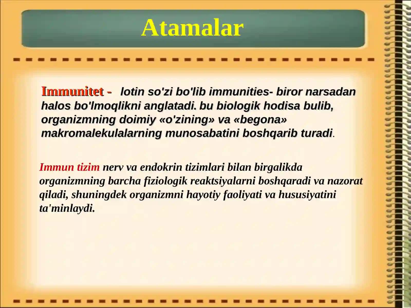 Immuntizimning bolalardagi xususiyatlari. Birlamchi va ikkilamchi immunodefitsitlar 2