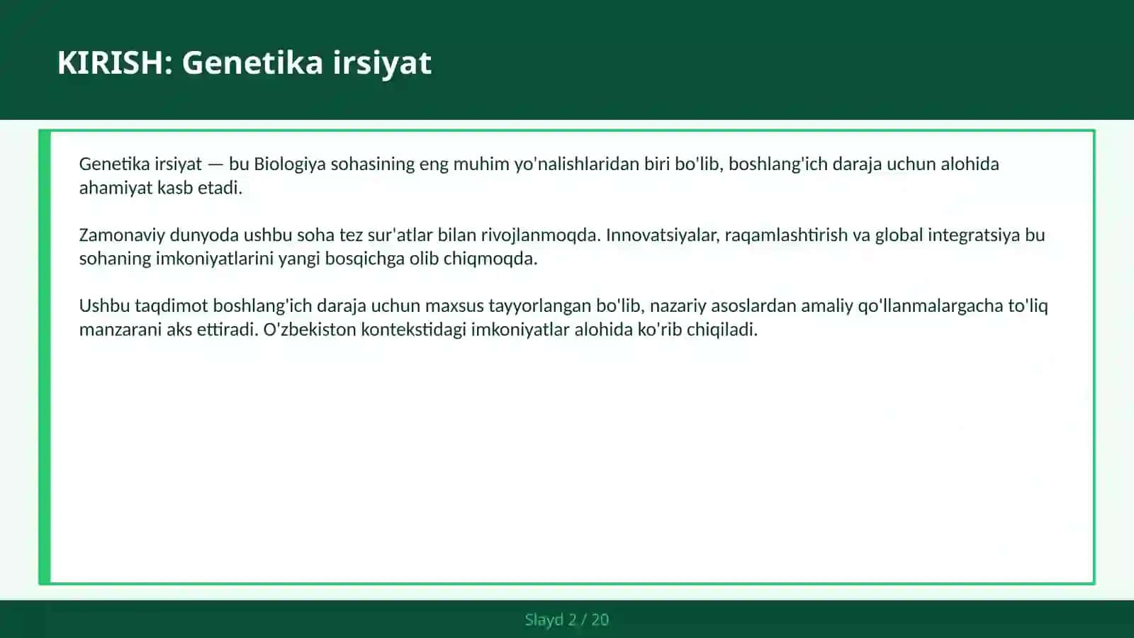 Genetika irsiyat 2