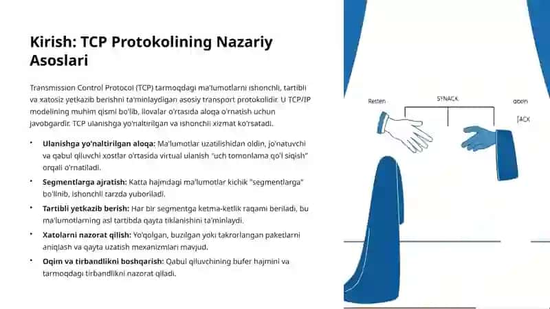 TCP protokolida hujum usullari (SYN flood, RST hijacking) 2