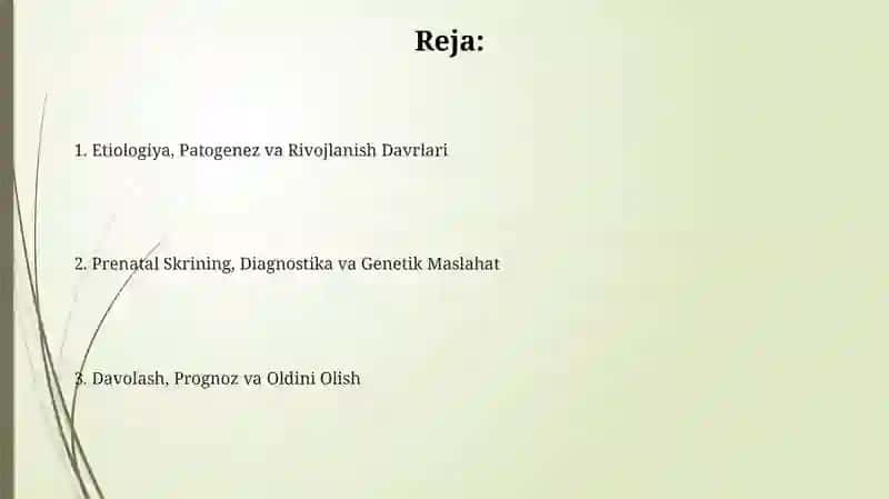 Ona qornida rivojlanish patologiyasi 2