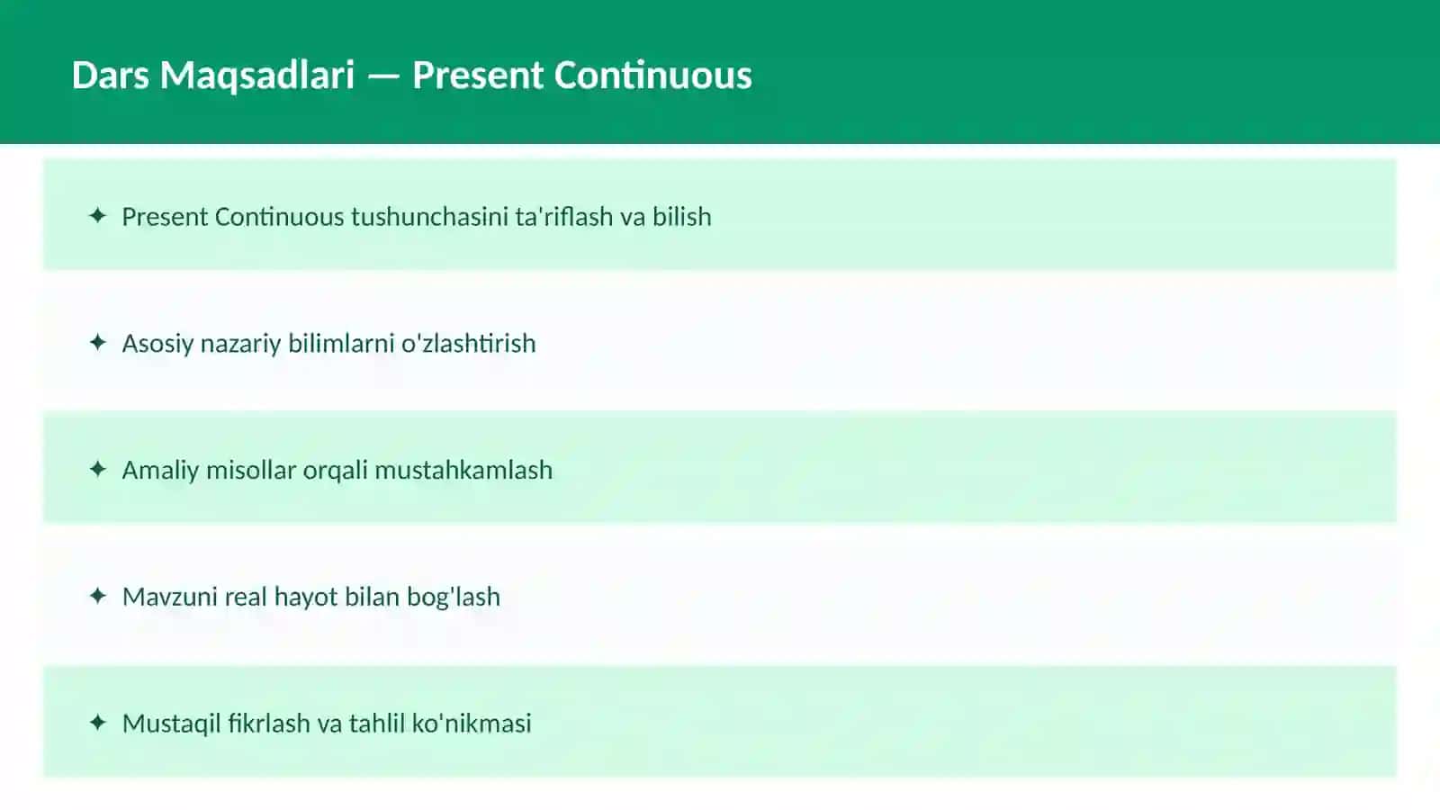 Present Simple 2