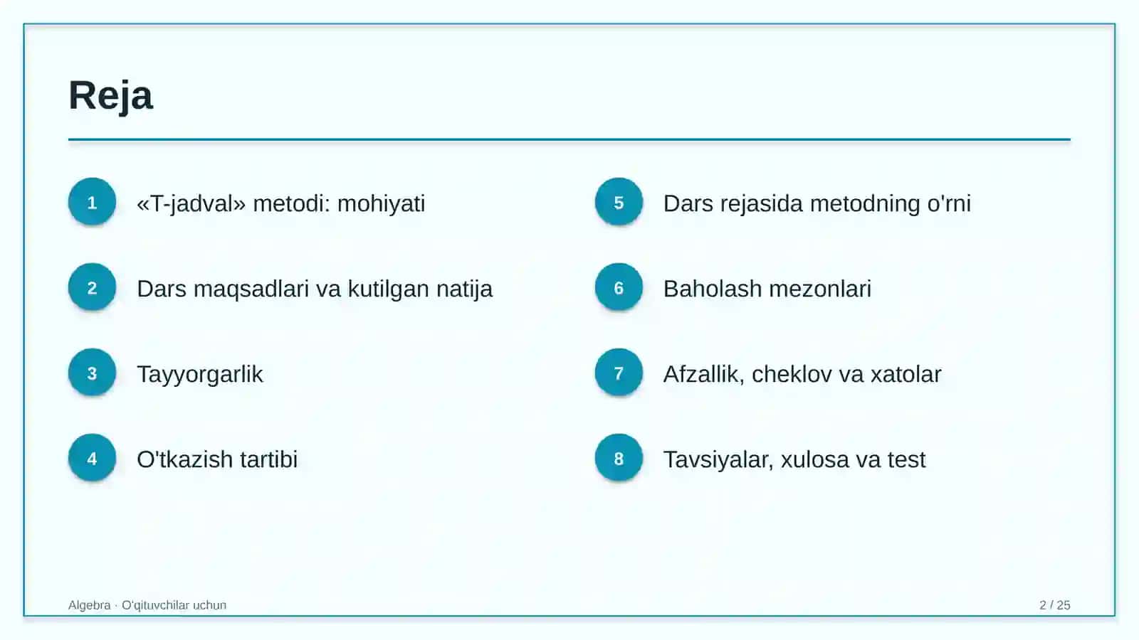 algebra darslarida t jadval metodidan foydalanish 1870 2