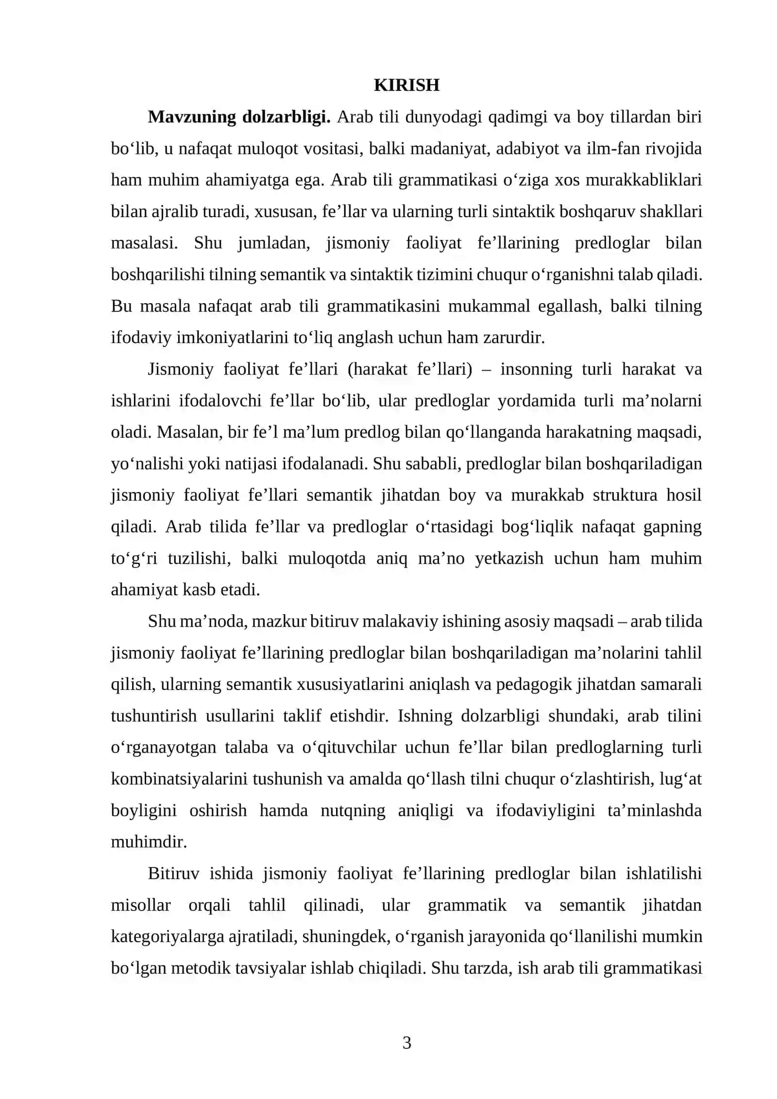 IBOB.ARAB TILIDA JISMONIY FAOLIYAT FE’LLARINING LINGVISTIK XUSUSIYATLARI 2