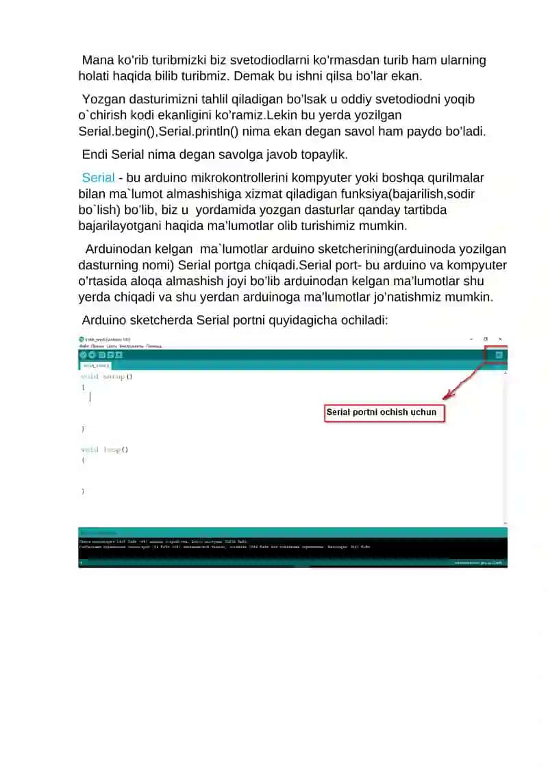 SERIAL FUNKSIYA BILAN ISHLASH 2
