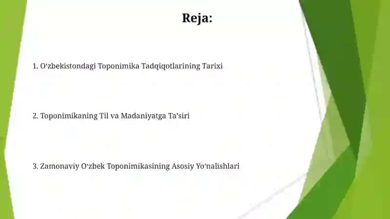 O'zbekistonda toponomikaga doir tadqiqotlar 2