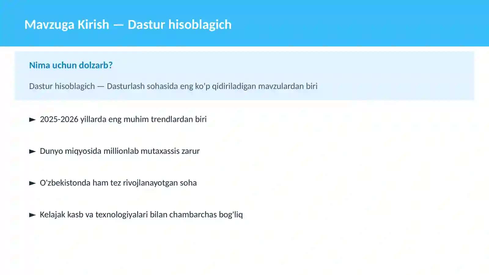 Dastur hisoblagich 2