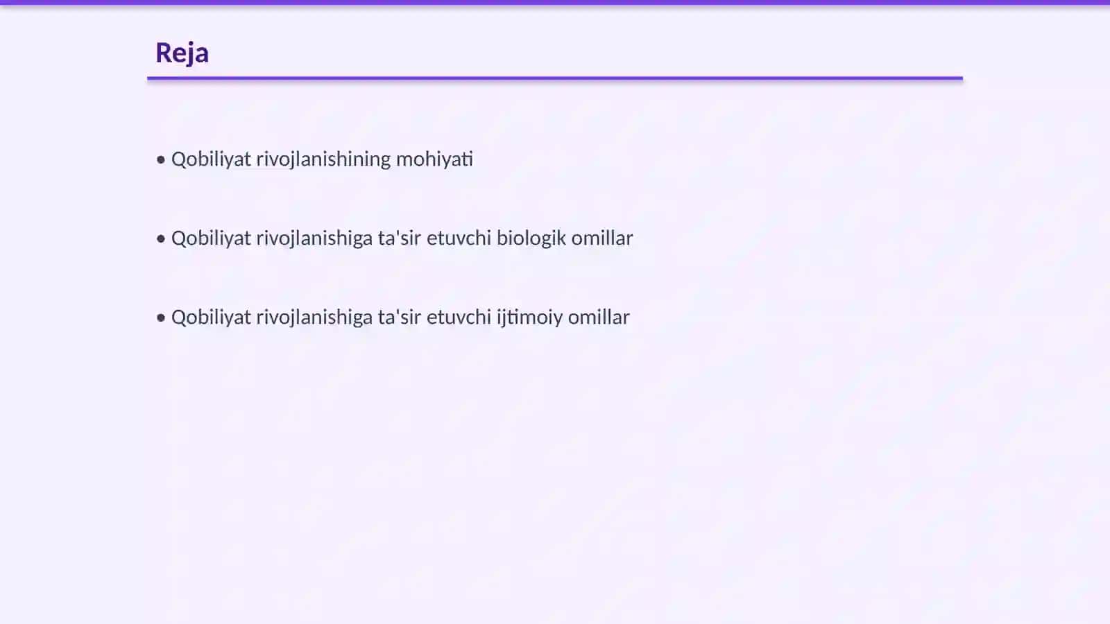Qobiliyat rivojlanishiga ta'sir qiluvchi omillar. Xotira: ma'lumotlarni mustahkamlash yo'llari, usullari, vositalari 2