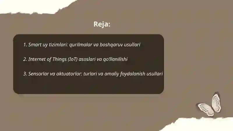 Smart texnologiyalar va ulardan foydalanish usul va vositalari 2
