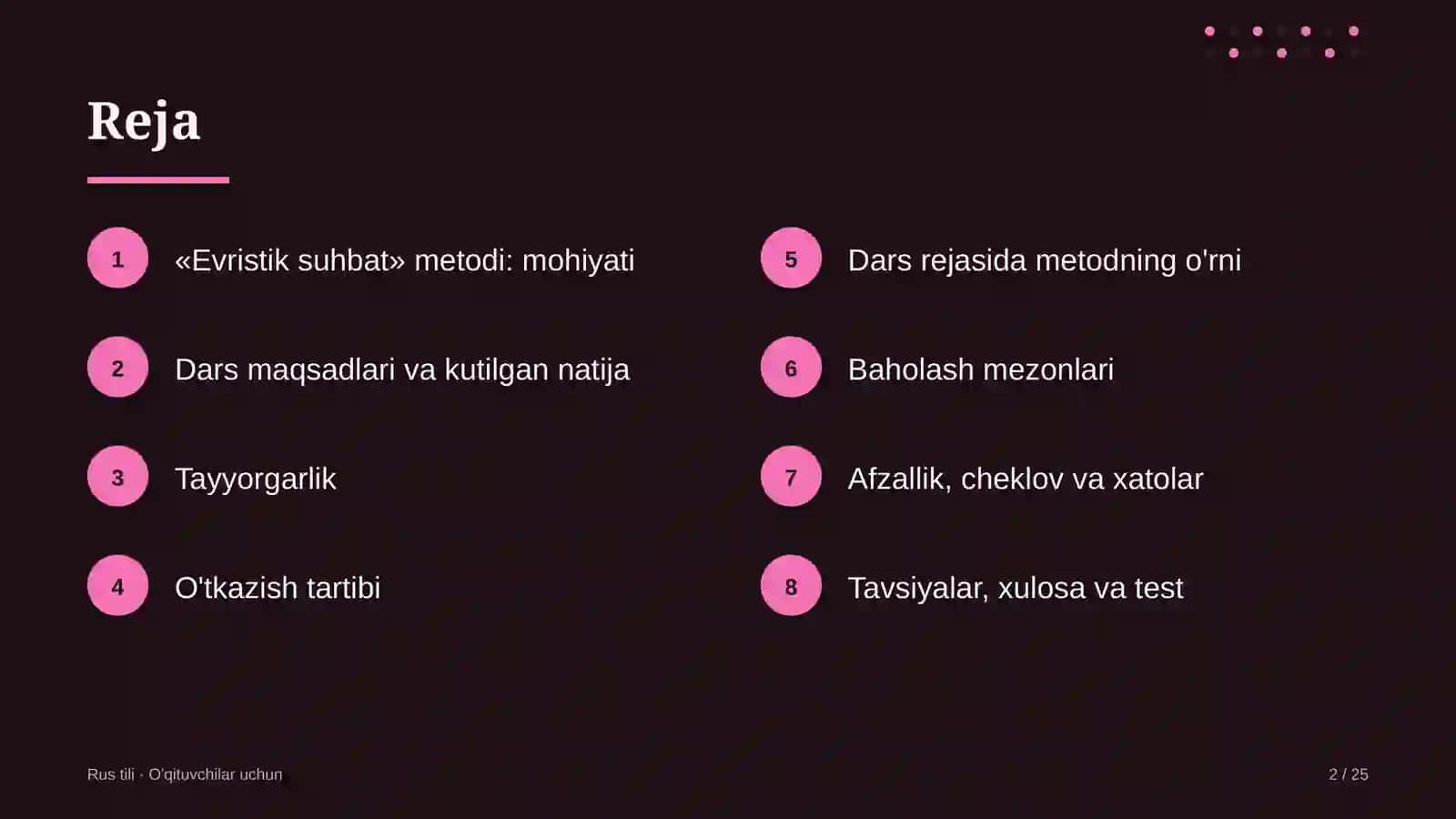 rus tili darslarida evristik suhbat metodidan foydalanish 6431 2