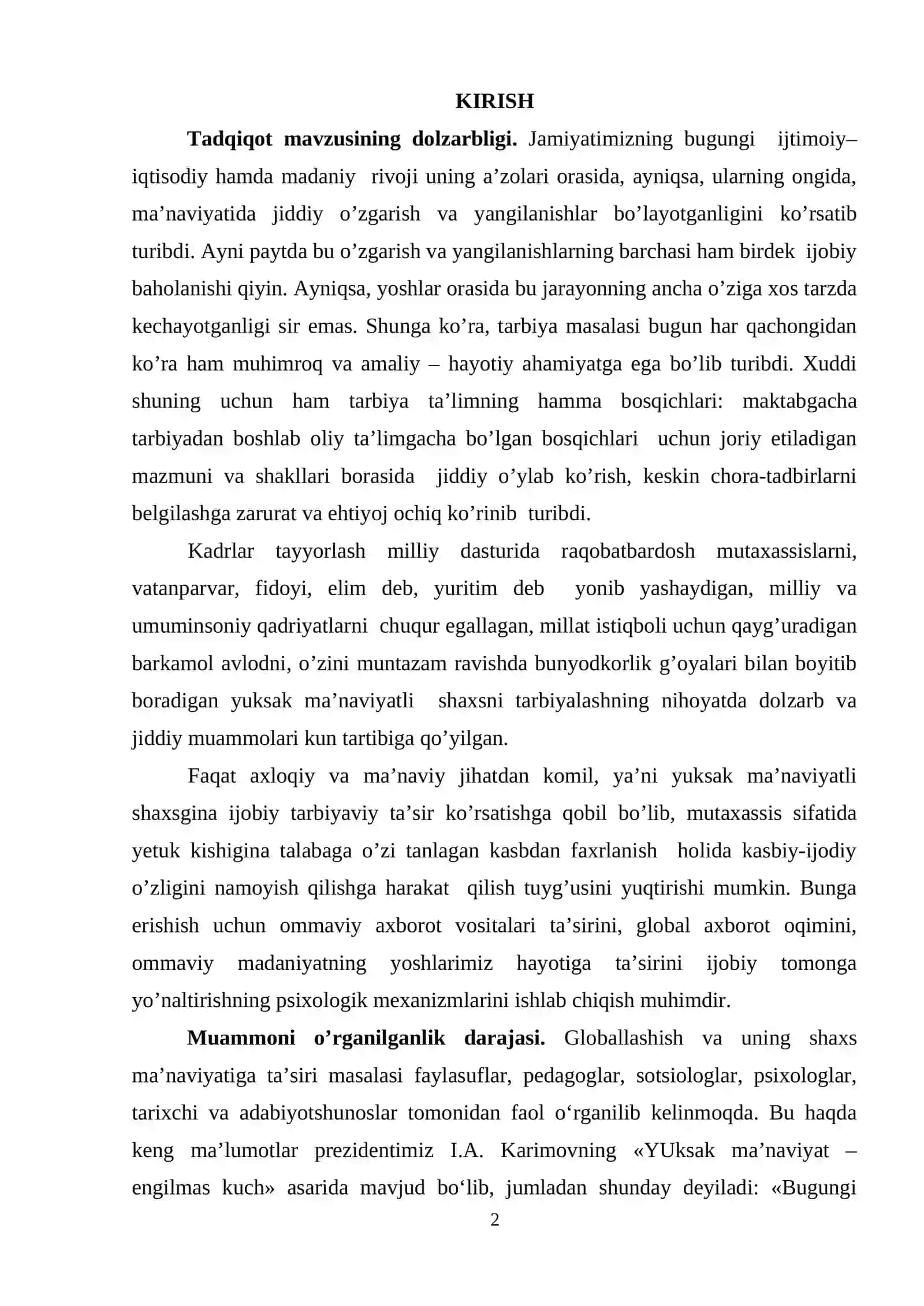 Zamonaviy shaxsni shakllantirish omillari 2