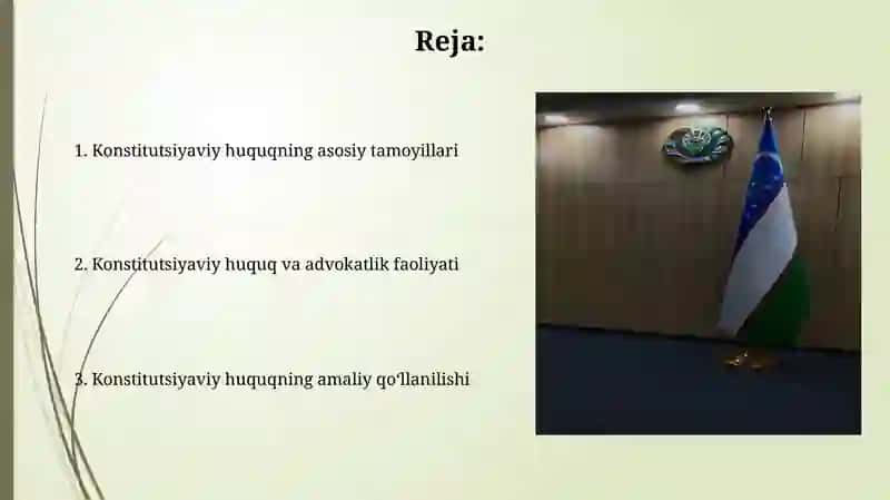 Konstitutsiyaviy huquqning ahamiyati 2