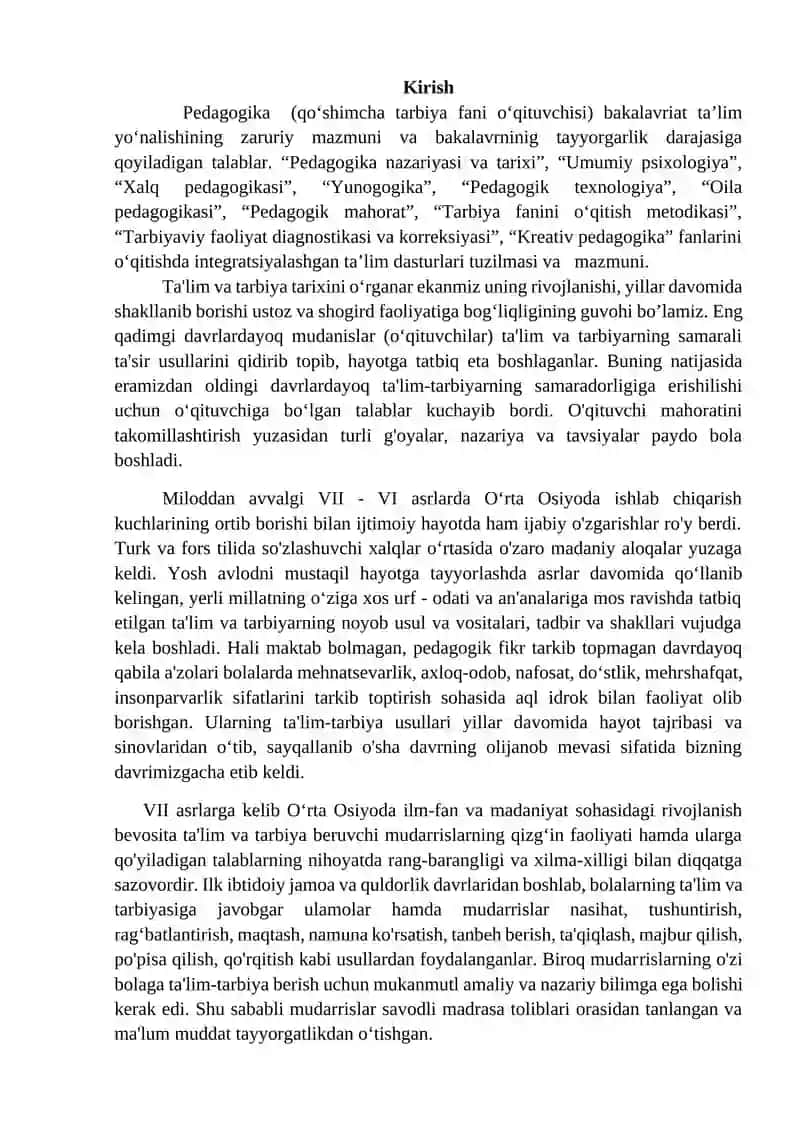 Pedagoglik kasbi rivojlantirishda Ustoz-shogird an’analari 2