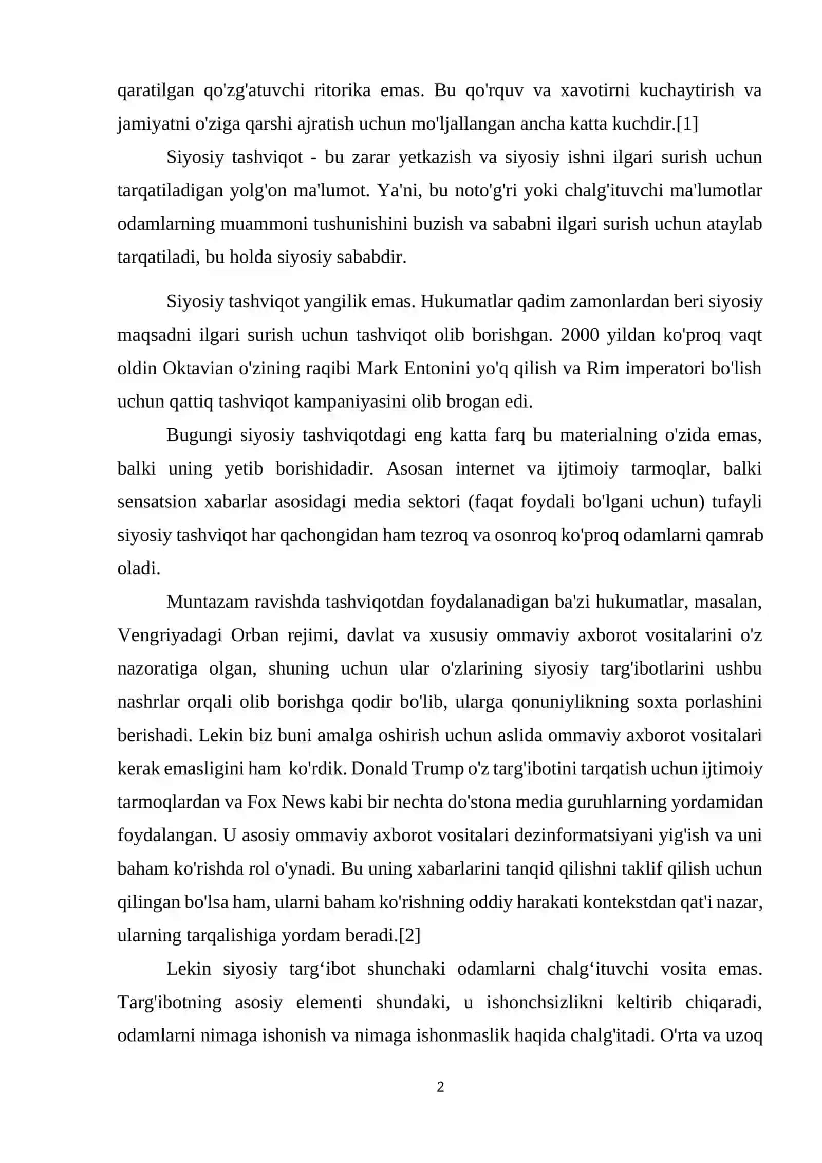 SHARHDA SIYOSIY PROPAGANDA VA SIYOSIY KOMMUNIKATSIYA 2