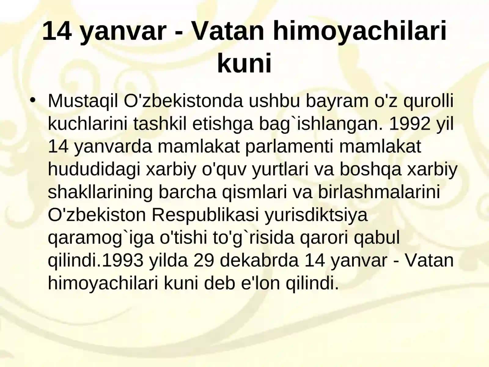 MILLIY BAYRAMLAR 2