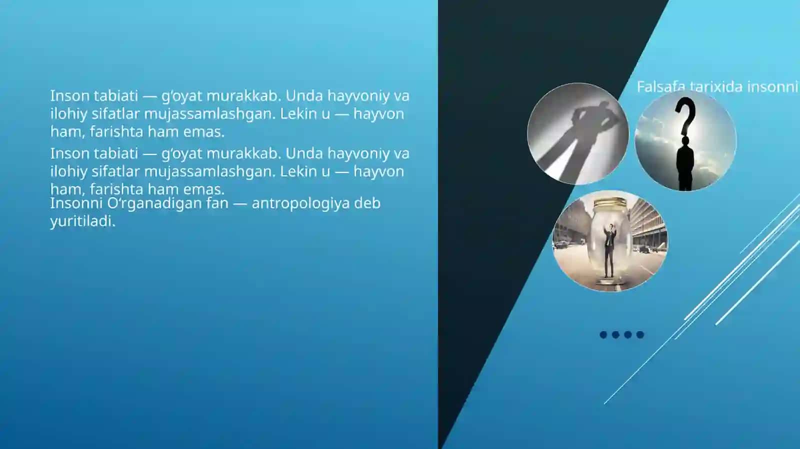 Inson falsafasi (Falsafiyantropologiya) 2