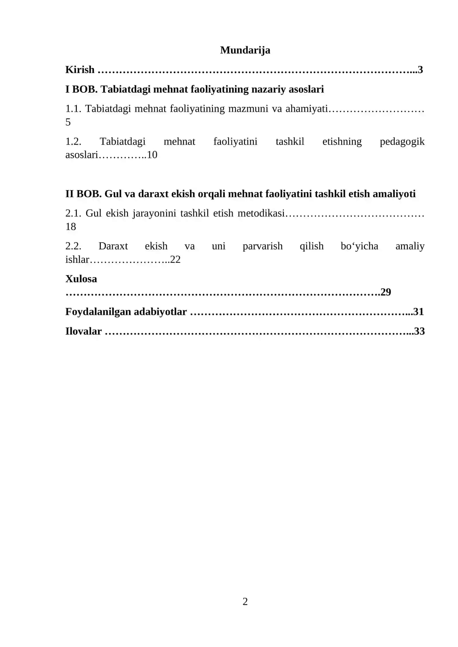Tabiyatdagi mehnat faoliyatini tashkil etish (gul ekish, daraxt ekish) 2