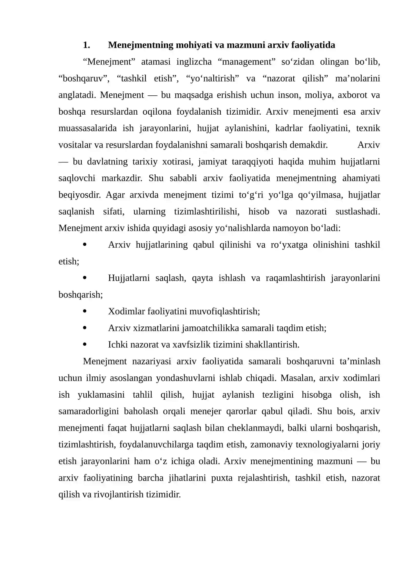 Menejment tushunchasi 2