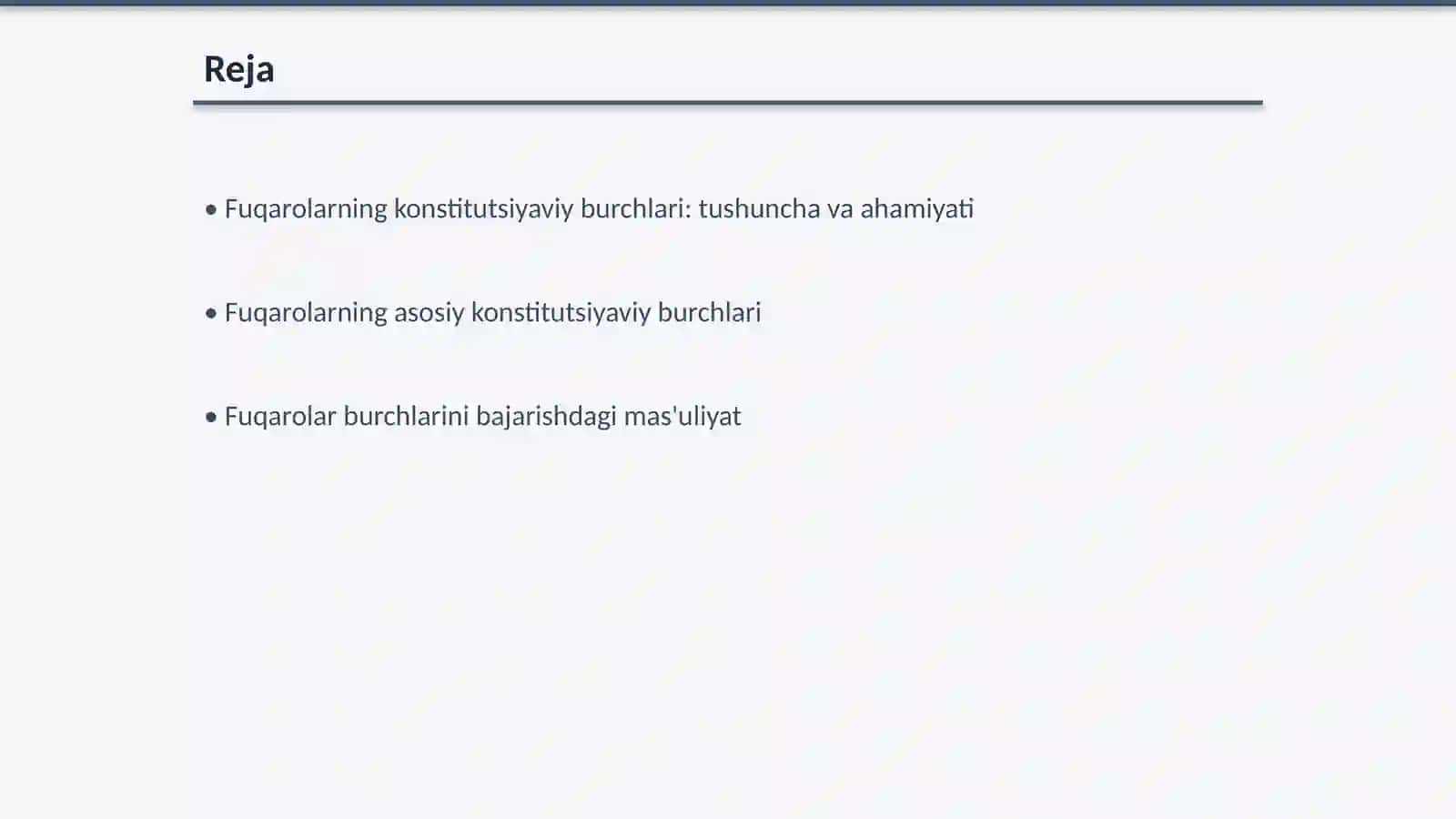 Fuqarolarning konstitutsiyaviy burchlari 2